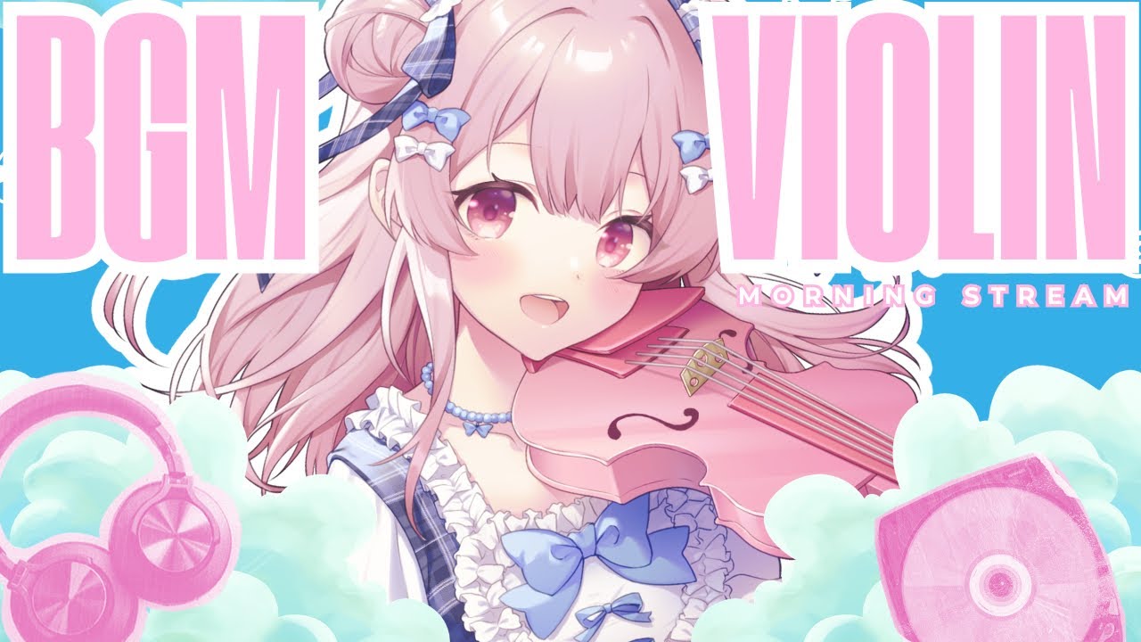 【#ヴァイオリン 】朝から元気に演奏会🎻MC無しのBGM演奏！#初見さん大歓迎【#vtuber ￤#舞弦ウラ】