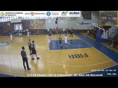 20190509 BMU13 CS Dinamo CSS Nr 6 Bucuresti 54-86 BC Slam Alb Bucuresti