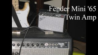 Video thumbnail for Fender Mini '65 Twin Amp by setupMyGuitar