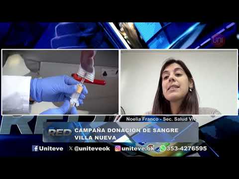 Campaña de donación de sangre en Villa Nueva