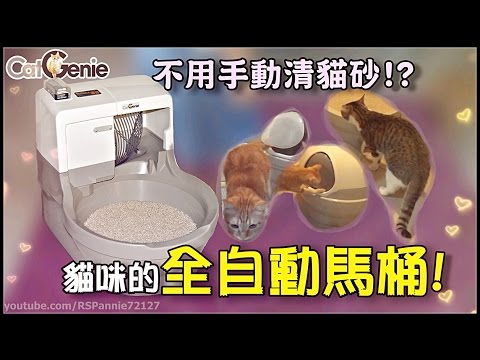【魚乾】貓物開箱 - 《 貓潔易 全自動貓咪馬桶 》從此不用手動清貓砂！