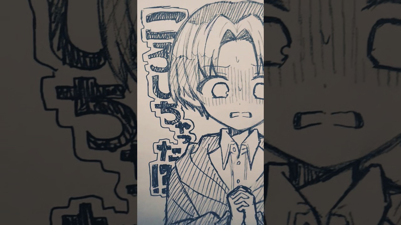 ころしちゃった! #イラスト #アナログ #オリキャラ #illustration #shorts #short