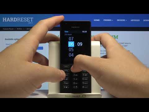 How to Change Date & Time in NOKIA 216 – Time Settings
