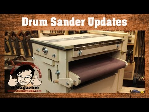 Build A 2-STAGE DRUM SANDER, with LOADS of features! (Updated thickness sander)
