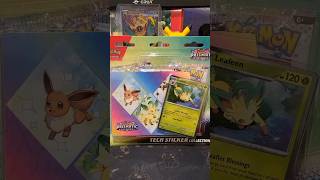 Prismatic Evolutions Leafeon Tech Sticker Collection!!! #pokemon #packopenning #tcg #packs #cards