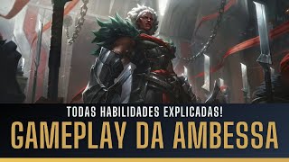 GAMEPLAY COMPLETO DA AMBESSA, A NOVA CAMPEÃ DO LOL! E TODAS HABILIDADES EXPLICADAS