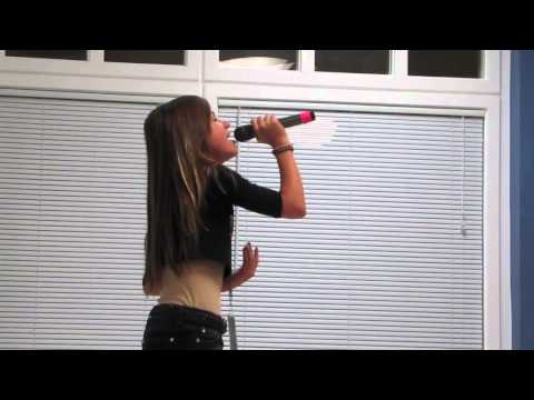 11 year old Singing for Cher Lloyd Wrecking Ball by Miley Cyrus (Jessica Baio)