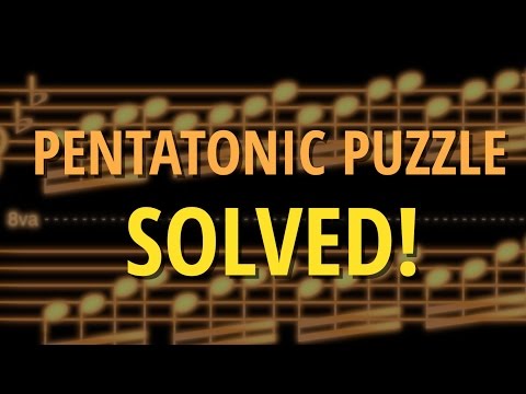 Pentatonic Puzzle Solved!  The Power of Fours
