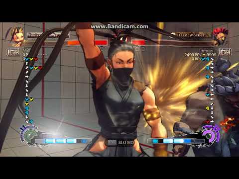 USF4 Online Match: Mathiu (Ibuki) vs Reversal (Akuma)