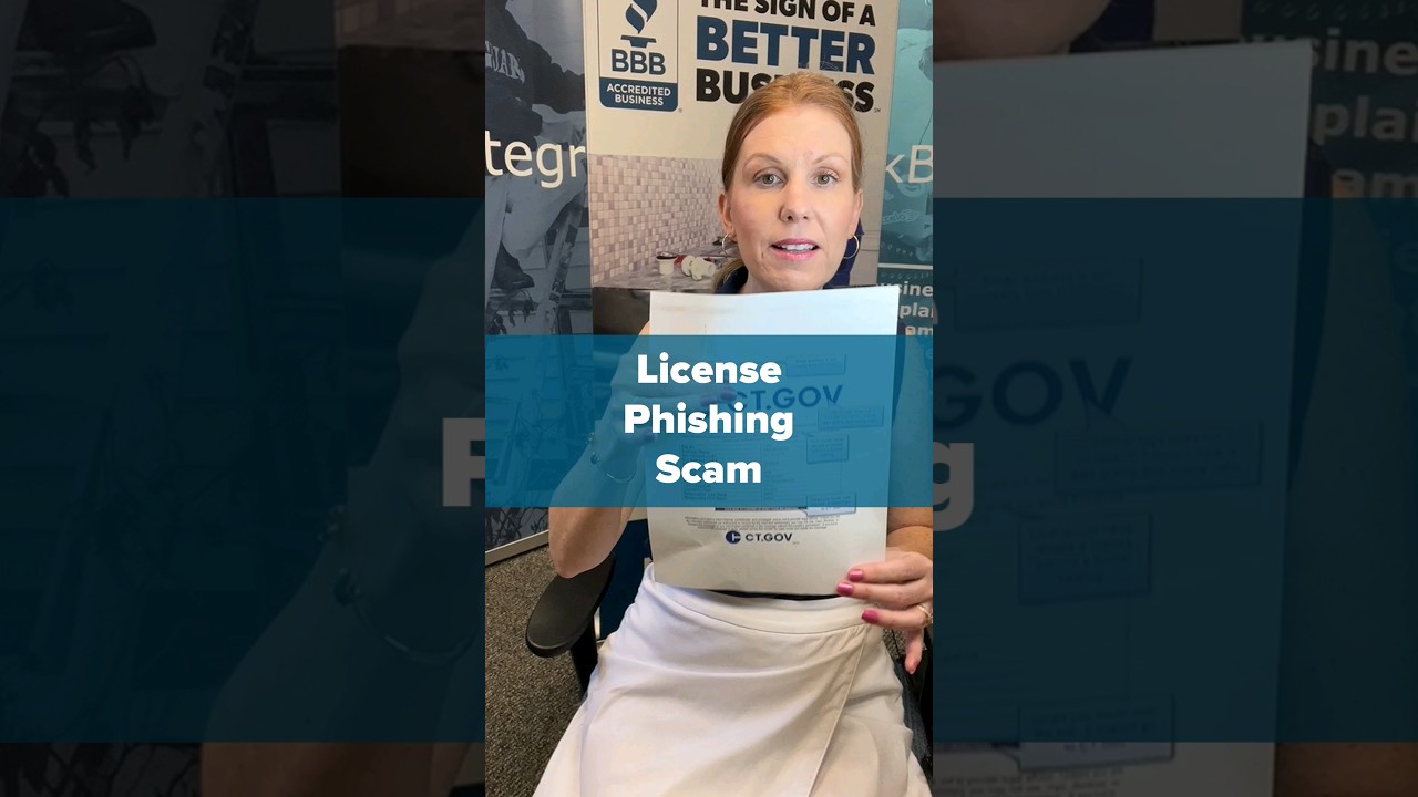 License Phishing Scam