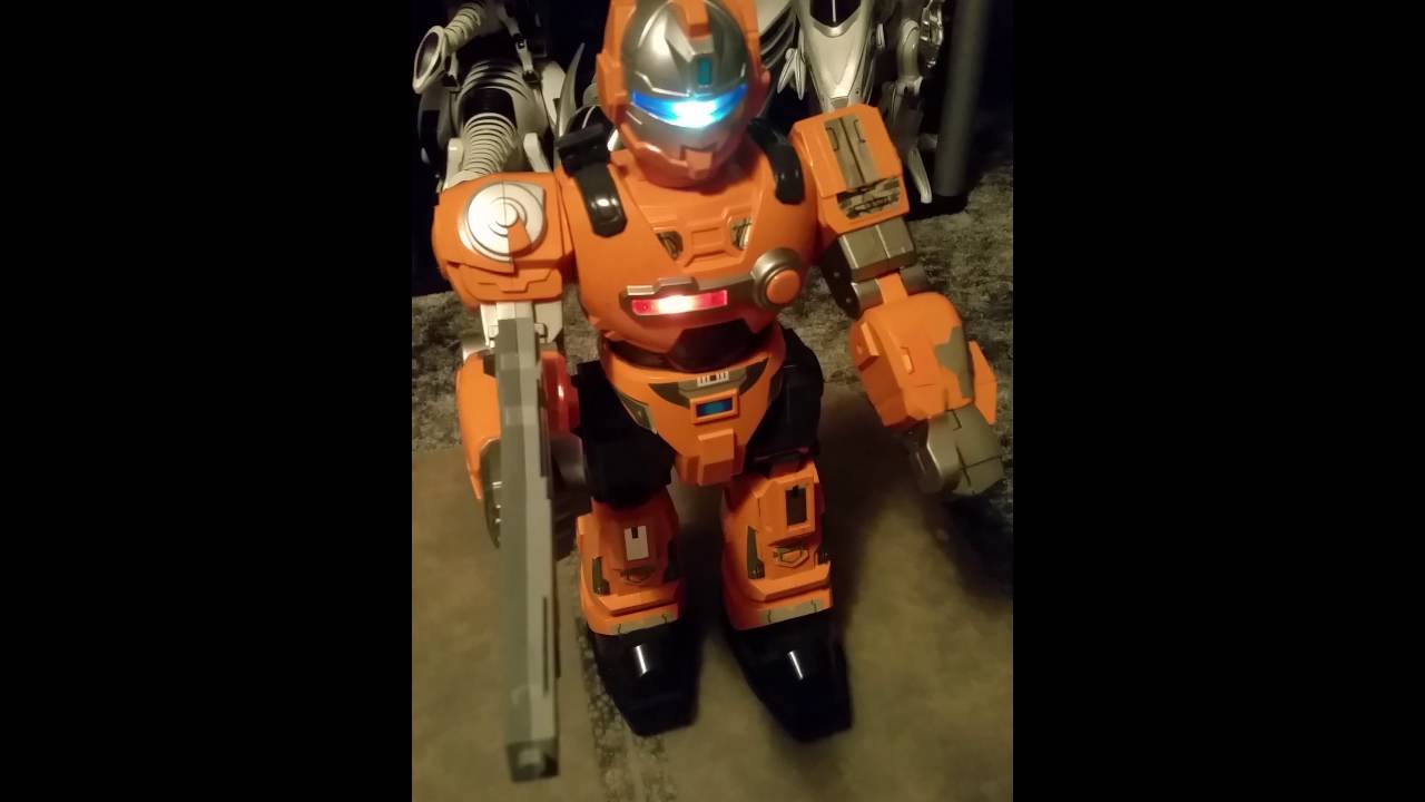 Orange robot leader