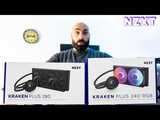 Vídeo relacionado con NZXT Kraken 240 RGB - Enfriador líquido AIO de CPU de 240 mm - Pantalla LCD cuadrada personalizable de 1.54 pulgadas para imágenes, métricas de rendimiento - Bomba de alto rendimiento - 2 ventiladores