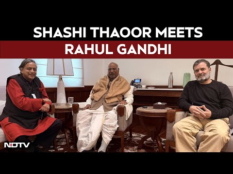 Shashi Tharoor Meets Rahul Gandhi: "We Are Moving Together, On Same Page"