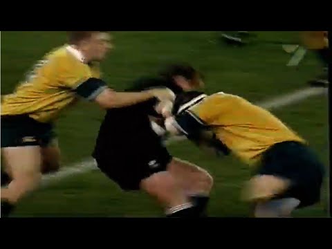 Bledisloe Cup Rugby Union 2001 Australia vs New Zealand 01 09 01 Tri-Series Kefu Mehrtens Latham Ch7