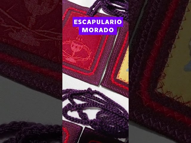 Vídeo relacionado con Escapularios Católicos, Collar Morado de Bendición y Protección, Escapulario de Marie Julie Jahenny, Hecho a Mano, Regalo para Decoración Religiosa