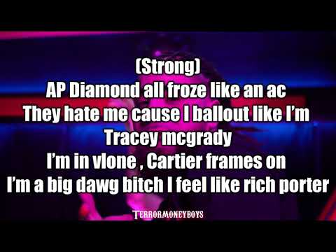 Strong - Vlone (Ft. JR007, KeMoneyy)(Lyrics Video)