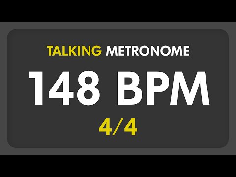 148 BPM - Talking Metronome (4/4)