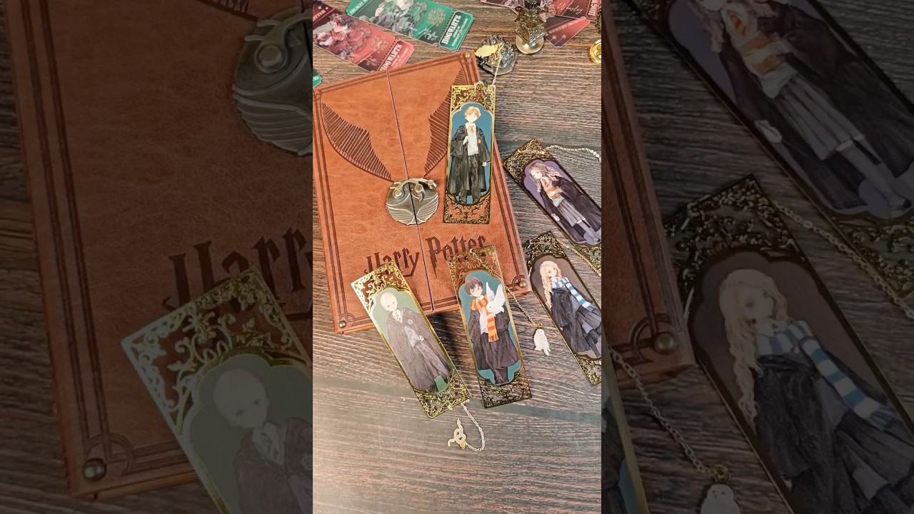 Harry Theme Notebook and Metal Bookmarks📙🔖| Perfect Christmas Gift Idea💕