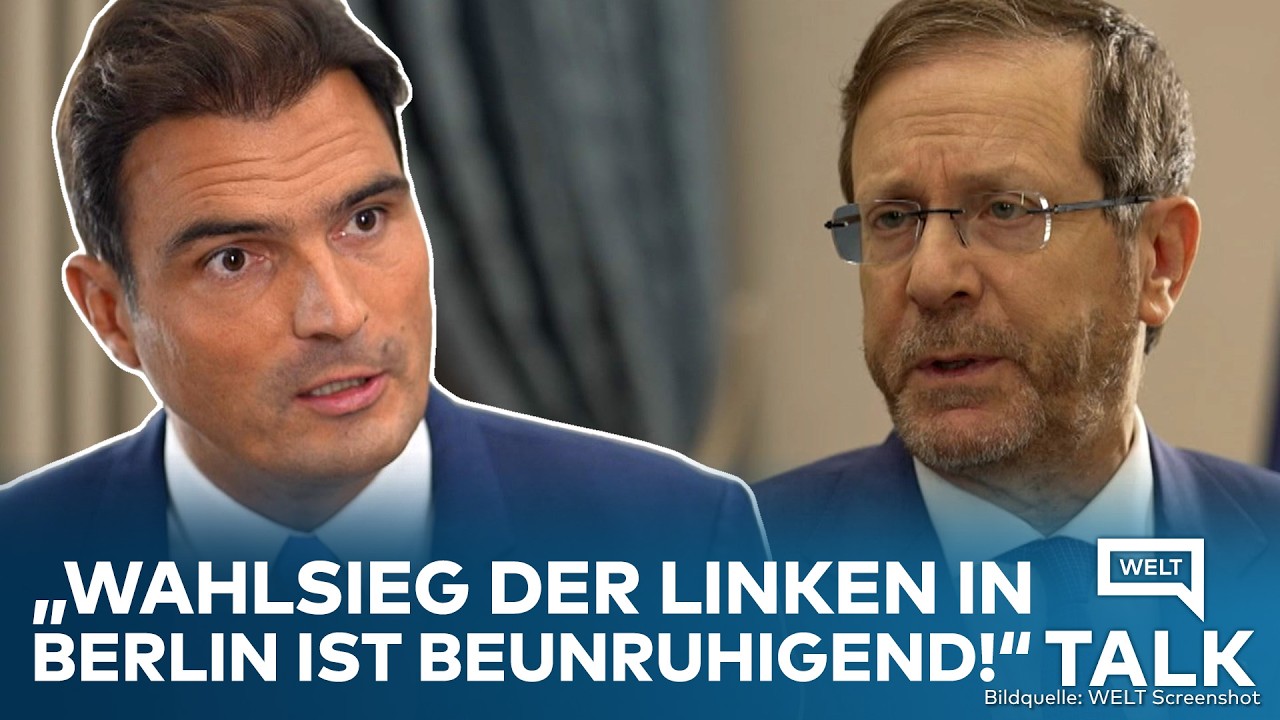 WELT TALK SPEZIAL: Israels Staatspräsident Izchak Herzog warnt vor mehr Antisemitismus in Europa