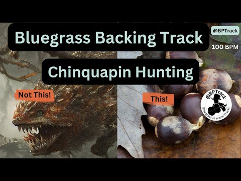 Chinquapin Hunting  100 BPM Bluegrass Backing Track