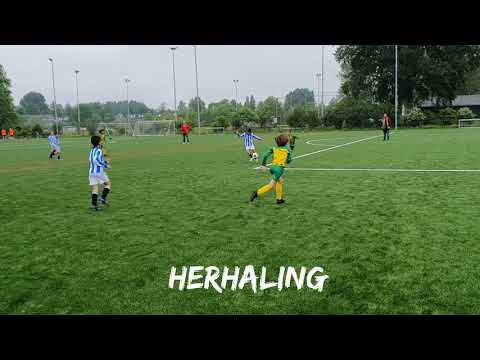 3 goals Finn 1e competitie wedstrijd na 8 maanden Voetbal seizoen 2021.