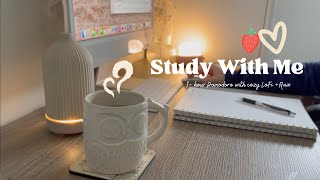 Download lagu Study With Me | LoFi   Rain🌧️ | 1-Hour Real Time Pomodoro | Cozy Study Session 📚 mp3