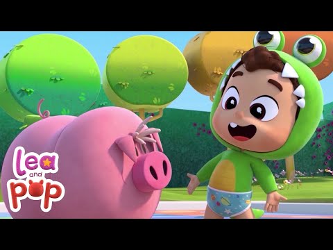 🦕Zigaloo Dance - Dino Songs For KIDS | Dino Zigaloo with Lea and Pop