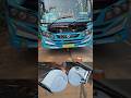 Hella Chrome Twin Tone Installation Private Bus Hella Hron Kannur Private Bus Modifications