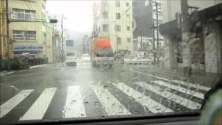 preview picture of video '120827typhoon15号　ちょっと車で奄美市'