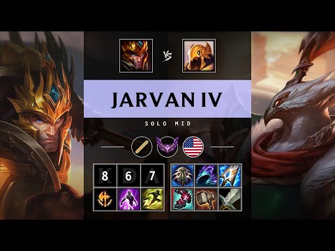 Jarvan IV Mid vs Azir - NA Master Patch 25.19