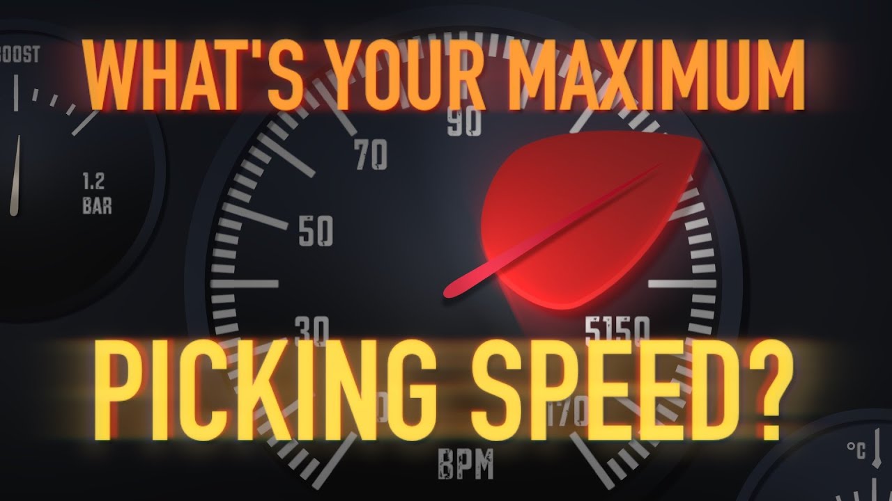 POLL! What's your maximum picking speed? - YouTube
