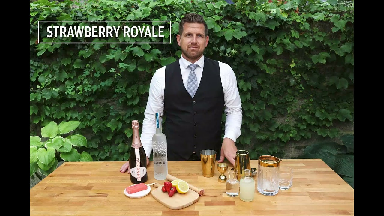 Chandon and Belvedere collaborative stop motion animation showcasing luxury beverage storytelling and rhythmic motion