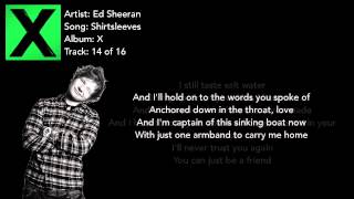 Shirtsleeves - Ed Sheeran Lyrics