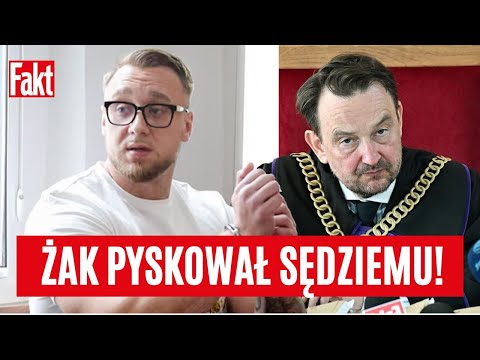 Łukasz Żak ZAMIENIA SALĘ ROZPRAW W CYRK?! SKANDALICZNE zachowanie w sądzie | FAKT