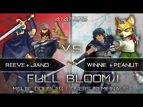 Full Bloom 1 - Melee Doubles Loser's Semis - Reeve/Jiano vs. Winnie/Peanut