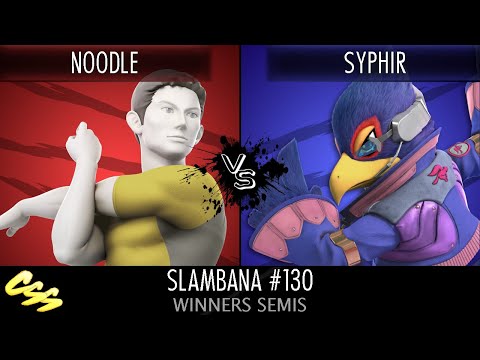 [Slambana #130] Winners Semis: NOODLE (Wii FIt Trainer, Steve) vs. Syphir (Falco)