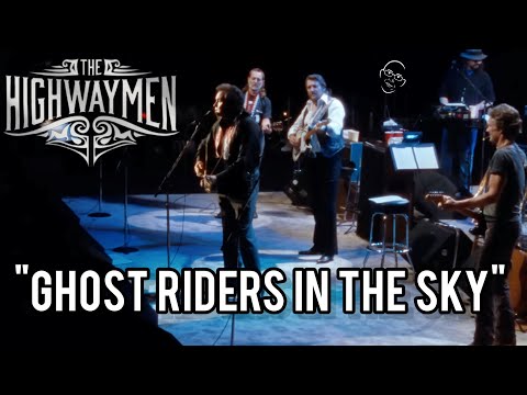 GUITAR TEACHER REACTS to The Highwaymen's "Ghost Riders in the Sky" live 1990 in New York