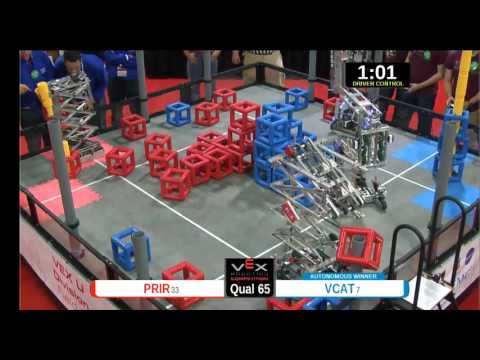 2015 VEXU Q65 - PRIR vs VCAT - 27 to 68-Division Div-VEX U-VEX Worlds 2015