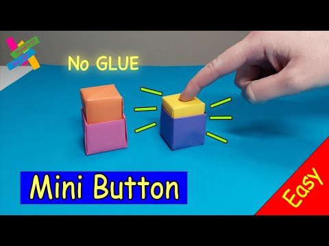 Origami MINI BUTTON POPIT | TikTok FIDGET toy | How to make paper popit | Antistress | Fold tutorial