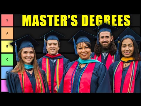 Masters Degree Tier List 2024 (Masters Degrees RANKED)