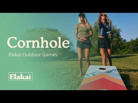Elakai Cornhole Boards Video