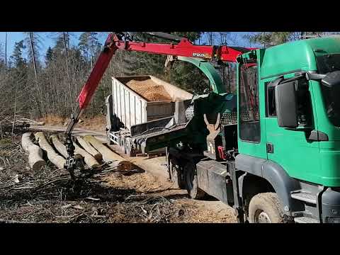 Zurak GmbH Chippertruck MAN JENZ Hacker. Energieholzgewinnung