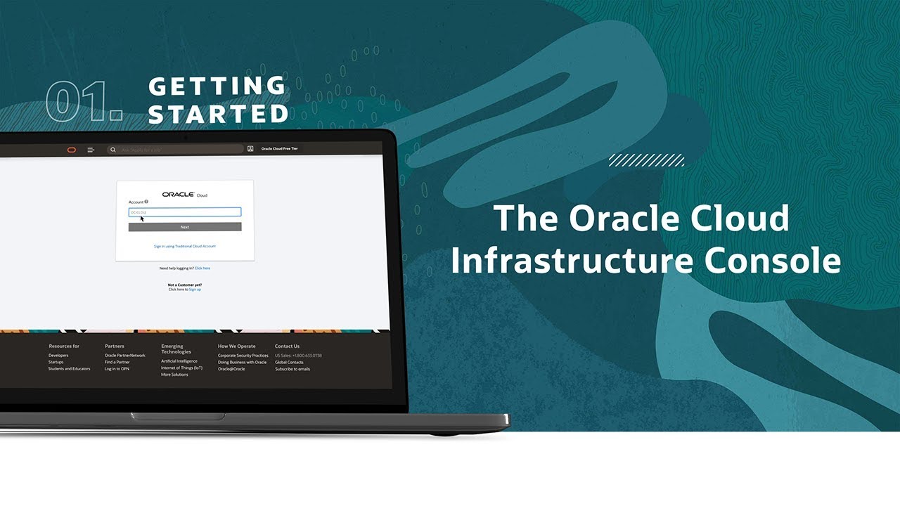 Getting Started with the Oracle Cloud Console