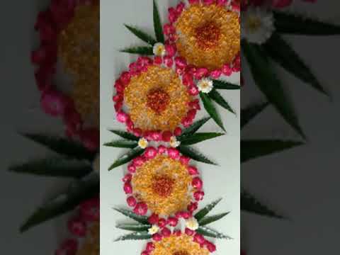 nishtha's grand welcome - decoration, decorated by her moushi n buwa