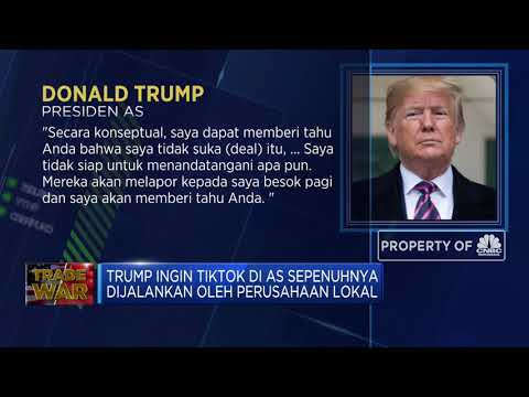 Trump Belum 'Rela' Oracle Gandeng Tiktok