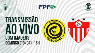 BRASILEIRÃO SÉRIE D 2026 | CASCAVEL X GUARANY | RODADA 3, AO VIVO E DE GRAÇA