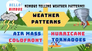 Weather Patterns for Kids: Learning about the Weather |Air mass, Cold front, Thunderstorm, Tornado