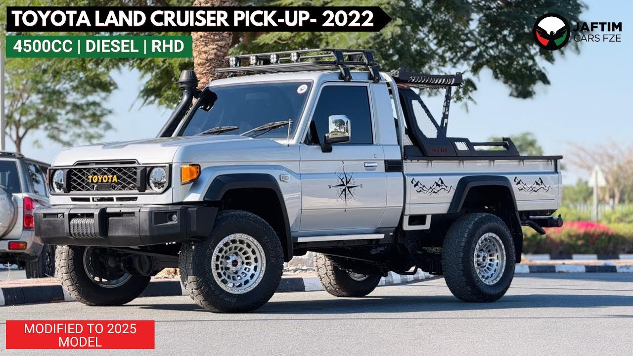 Toyota Land Cruiser Pick Up SINGLE CAB | MODIFIED TO 2025 MODEL | MANUAL TRANSMISSION | GTK SPORTS BAR | 4.5L DIESEL ENGINGE | R video
