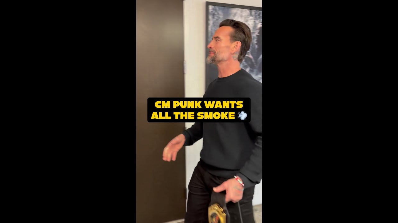 CM Punk pulls up before WrestleMania 42 👀🔥