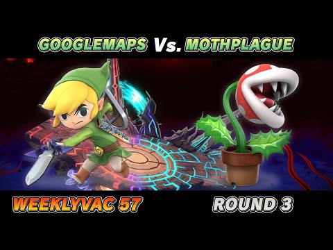 WeeklyVac 57 - SSBU - GoogleMaps (Toon Link) vs MothPlague (Piranha Plant)
